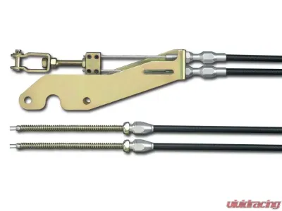 Lokar Cut-to-Fit Parking Brake Cable (Black Polyurethane Housing | Transmount Brake Cables) - EC-80TU