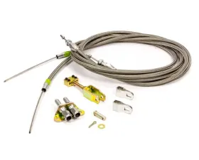 Lokar Cut-to-Fit Parking Brake Cablewith Clevises (Braided Stainless Housing) Ford Explorer | Ranger