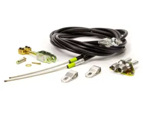 Lokar Cut-to-Fit Parking Brake Cablewith Clevises (Black Polyurethane Housing) Ford Explorer | Ranger