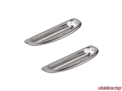 Lokar 4-41/64" x 1-35/64" Polished Crescent Oval Door Pull - IDP-2003