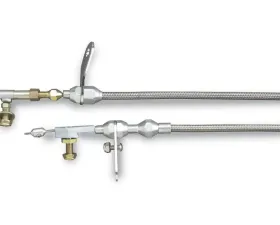 Lokar Adjustable Hi-Tech Kickdown Cable (Braided Stainless Housing) Torqueflite 518