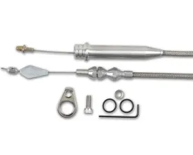 Lokar Adjustable Hi-Tech Kickdown Cable (Braided Stainless Housing) 700-R4