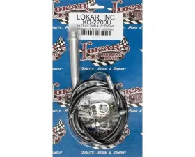 Lokar Adjustable Hi-Tech Kickdown Cable (Black Plastic Housing) 700-RH