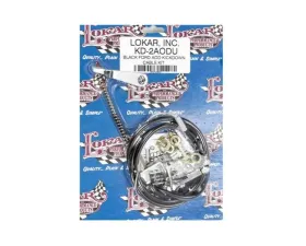 Lokar Adjustable Hi-Tech Kickdown Cable (Black Plastic Housing) AOD