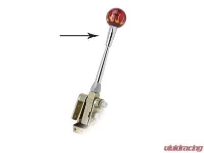 Lokar Shifter Knob Adapter (3/8-16" Thread | Steel | Chrome) - SK-6878