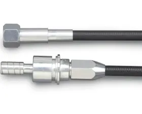 Lokar 7ft Cut-to-Fit Speedometer Cable (Black Polyurethane Housing) C4 | C6 | AOD | FMX