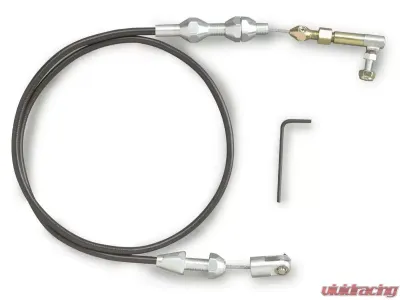 Lokar 2ft Hi-Tech Throttle Cable (Black Polyurethane Housing) Universal - TC-1000U