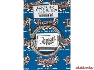 Lokar 3ft Hi-Tech Throttle CableUniversal - TCP-1000HT36