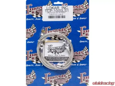 Lokar 3ft Hi-Tech Throttle CableGM Ramjet - TCP-1000LS1