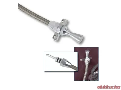 Lokar Flexible Hi-Tech Transmission Dipstick (Transmission Mount) TH-350 | TH-400 - TD-3350400FM
