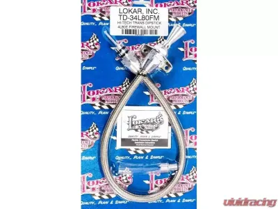 Lokar Flexible Hi-Tech Transmission Dipstick (Transmission Mount) 4L80E - TD-34L80FM