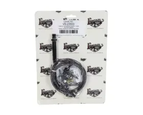 Lokar Adjustable Vintage Series Woven Cotton Kickdown Cable (Black & White) TH-350