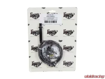 Lokar Adjustable Vintage Series Woven Cotton Kickdown Cable (Black & White) TH-350 - VS-23503