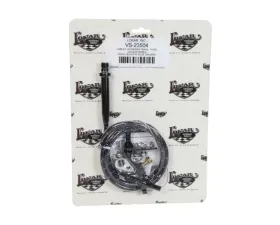Lokar Adjustable Vintage Series Woven Cotton Kickdown Cable (Black & Blue) TH-350