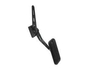 Lokar Throttle Pedal Assembly (Centered Mounting | Black | Aluminum | with Rubber pads) Universal