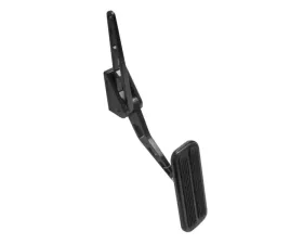 Lokar Throttle Pedal Assembly (Vertical Offset Mounting | Black | Aluminum | with Rubber pads) Universal