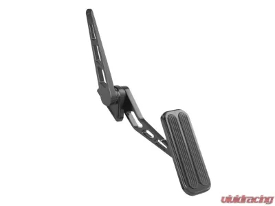 Lokar Throttle Pedal Pad (XL | Black Anodize | Aluminum | with rubber pads) Universal - XBFG-6012
