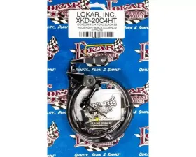 Lokar Adjustable Hi-Tech Kickdown Cable (Black) C4