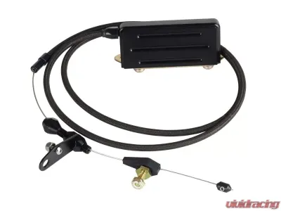 Lokar Adjustable Hi-Tech Kickdown Cable with Switch Box (Black) TH-400 - XKD-2400HT