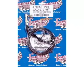 Lokar Adjustable Hi-Tech Kickdown Cable (Black) Torqueflite 727
