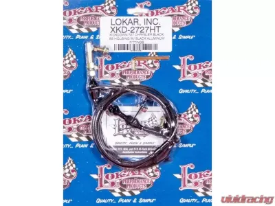Lokar Adjustable Hi-Tech Kickdown Cable (Black) Torqueflite 727 - XKD-2727HT
