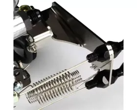 Lokar Throttle Cable Bracket (Throttle Body Mount | Black Stainless) Holley Sniper EFI