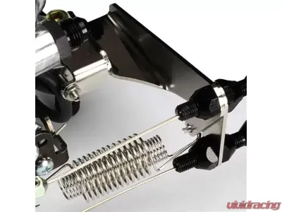 Lokar Throttle Cable Bracket (Throttle Body Mount | Black Stainless) Holley Sniper EFI - XTCB-40HS