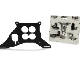 Lokar Throttle Cable Bracket (Carburetor Base Mount | Black) Holley 4150
