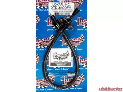 Lokar Hi-Tech Transmission Dipstick (Firewall Mount) AOD | 4R70W | AODE - XTD-3AODFM