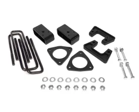 Top Gun Customz 2.5 Inch Level Lift Kit Includes Front Spacers 2.5 Inch Rear Blocks Fits Cast Steel And Aluminum Control Arms For 07-18 Silverado/Sierra 1500