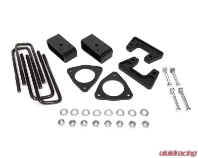 Top Gun Customz 2.5 Inch Level Lift Kit Includes Front Spacers 2.5 Inch Rear Blocks Fits Cast Steel And Aluminum Control Arms For 07-18 Silverado/Sierra 1500 - TGC15045