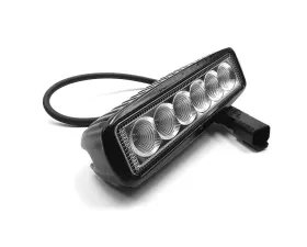 Top Gun Customz 6 Inch LED Light Bar 18W Flood Dt Harness 79900 2,880 Lumens Each
