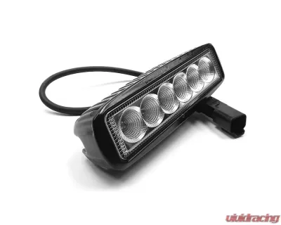Top Gun Customz 6 Inch LED Light Bar 18W Flood Dt Harness 79900 2,880 Lumens Each - TGC72006