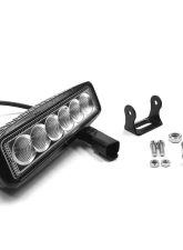 Top Gun Customz 6 Inch LED Light Bar 18W Flood Dt Harness 79900 2,880 Lumens Each                                     - TGC72006 - Image 4