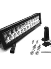 Top Gun Customz 12 Inch LED Light Bar Straight Dbl Row Chrome Series Combo Flood/Beam 72W Dt Harness 79900 6,480 Lumens                                     - TGC72015 - Image 4