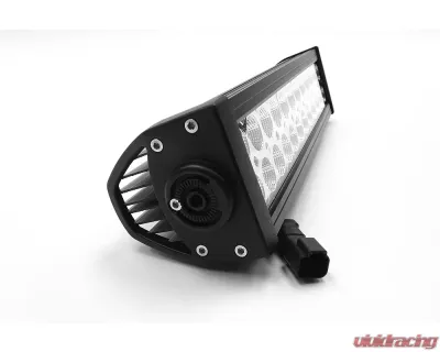 Top Gun Customz 12 Inch LED Light Bar Straight Dbl Row Chrome Series Combo Flood/Beam 72W Dt Harness 79900 6,480 Lumens - TGC72015