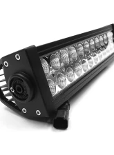 Top Gun Customz 12 Inch LED Light Bar Straight Dbl Row Chrome Series Combo Flood/Beam 72W Dt Harness 79900 6,480 Lumens                                     - TGC72015 - Image 3