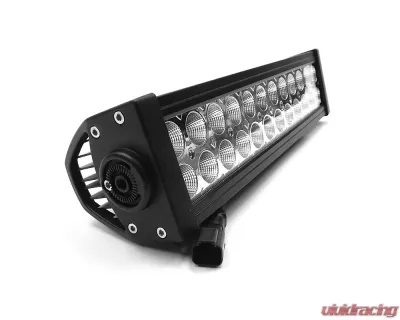 Top Gun Customz 12 Inch LED Light Bar Straight Dbl Row Chrome Series Combo Flood/Beam 72W Dt Harness 79900 6,480 Lumens - TGC72015