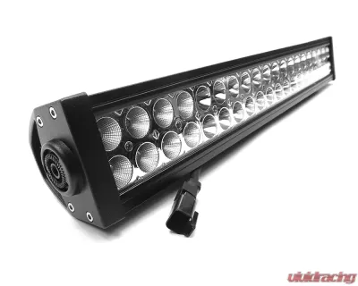 Top Gun Customz 20 Inch LED Light Bar Straight Dbl Row Chrome Series Combo Flood/Beam 120W Dt Harness 79900 10,800 Lumens - TGC72020