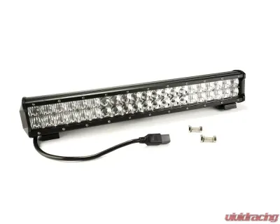 Top Gun Customz 20 Inch LED Light Bar Straight Dbl Row Chrome Series Combo Flood/Beam 120W Dt Harness 79900 10,800 Lumens Adjustable Base Mounts - TGC72021