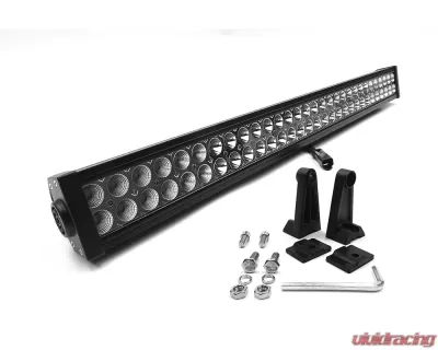 Top Gun Customz 40 Inch LED Light Bar Straight Dbl Row Chrome Series Combo Flood/Beam 240W Dt Harness 79900 21,600 Lumens - TGC72040