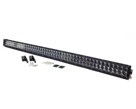 Top Gun Customz 50 Inch LED Light Bar Straight Dbl Row Chrome Series Combo Flood/Beam 288W Dt Harness 79900 25,920 Lumens