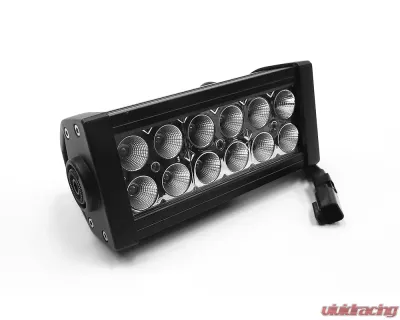 Top Gun Customz 6 Inch LED Light Bar Straight Dbl Row Chrome Series Combo Flood/Beam 36W Dt Harness 79900 3,240 Lumens - TGC72075