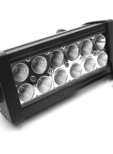 Top Gun Customz 6 Inch LED Light Bar Straight Dbl Row Chrome Series Combo Flood/Beam 36W Dt Harness 79900 3,240 Lumens                                     - TGC72075 - Image 3