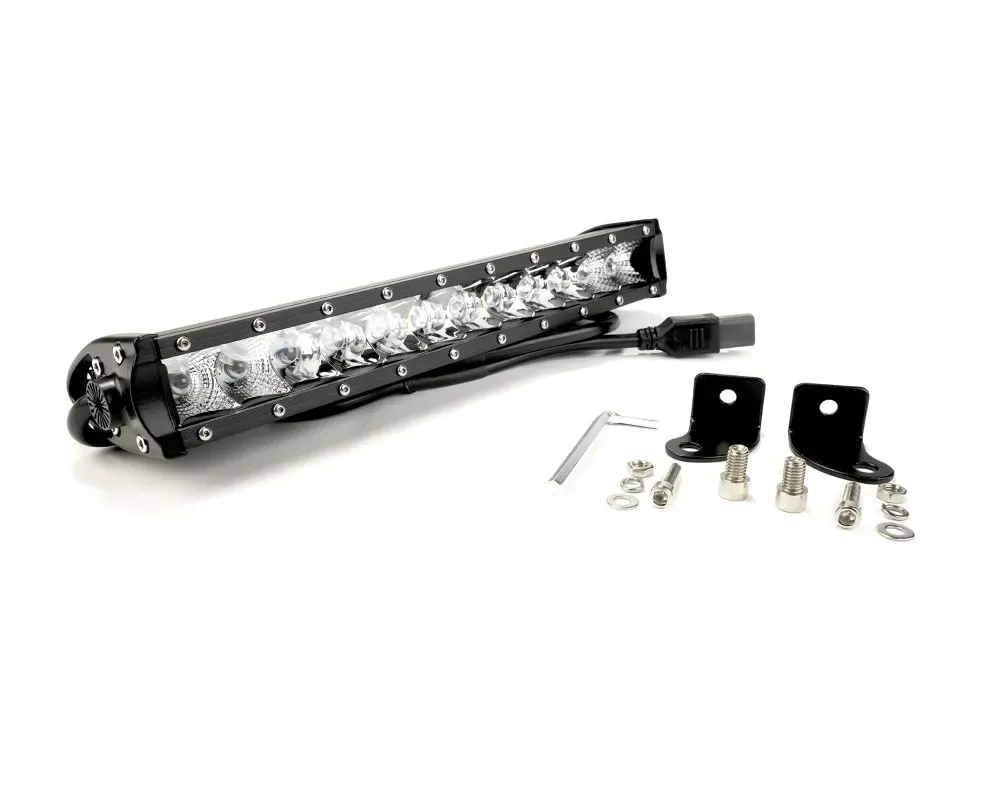 Top Gun Customz 12 Inch Single Row LED Light Bar 50W Cree Dt Harness 79900, 79904 - TGC73012