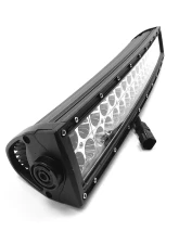 Top Gun Customz 20 Inch LED Light Bar Crvd, Chrome Series Dbl Row Combo Flood/Beam 120W Dt Harness 79900 10,800 Lumens                                     - TGC74020 - Image 3