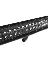 Top Gun Customz 20 Inch LED Light Bar Crvd, Chrome Series Dbl Row Combo Flood/Beam 120W Dt Harness 79900 10,800 Lumens                                     - TGC74020 - Image 4