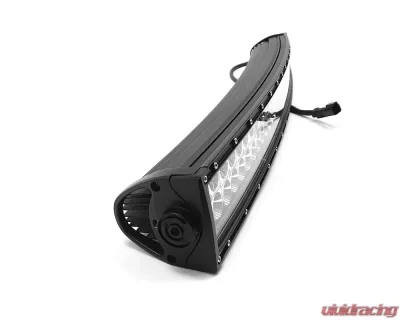 Top Gun Customz 30 Inch LED Light Bar Crvd, Chrome Series Dbl Row Combo Flood/Beam 180W Dt Harness 79900 16,200 Lumens - TGC74030