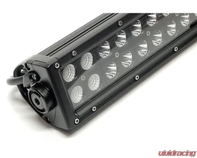Top Gun Customz 20 Inch LED Light Bar Black Series Straight Dbl Row Combo Flood/Beam 120W Dt Harness 79900 10,800 Lumens - TGC75020