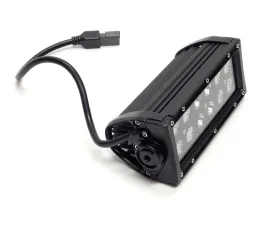 Top Gun Customz 7.5 Inch LED Light Bar Black Series Straight Dbl Row Combo Flood/Beam 36W Dt Harness 79900 3,240 Lumens
